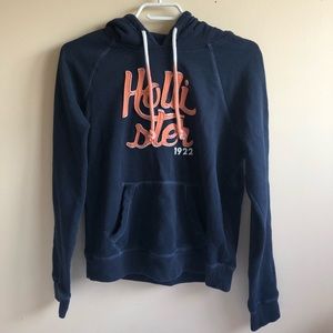 🧸2/$25🧸 Hollister Logo Navy Blue Hoodie